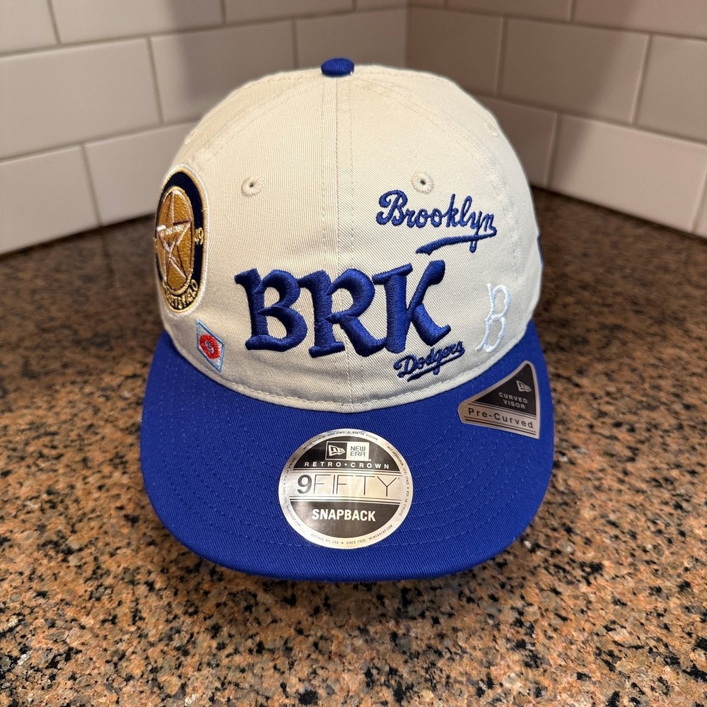 Brooklyn Dodgers New Era 9FIFTY Scatter Hat Retro Crown Snapback New